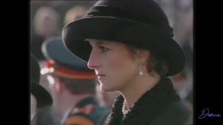 Sad Princess Diana wearing all black in Enniskillen, UK (1993) by Fanky Danky 8,951 views 2 years ago 1 minute, 3 seconds