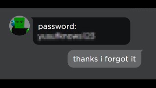 When a Roblox Scammer Finds Your Password...