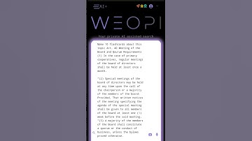 Tired of making flashcards manually? Try this AI!🔍😉 #weopi.com #freeai #ai #aiprivacy #quickanswer
