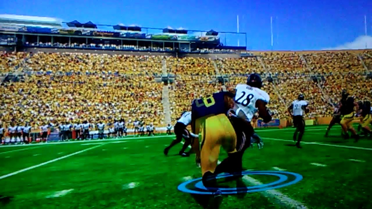 NCAA FOOTBALL 09/ CAMPUS LEGEND/ SOPHMORE YEAR/ 1ST PIC 6 SIX OF THE SEASON[PS3] [HD]