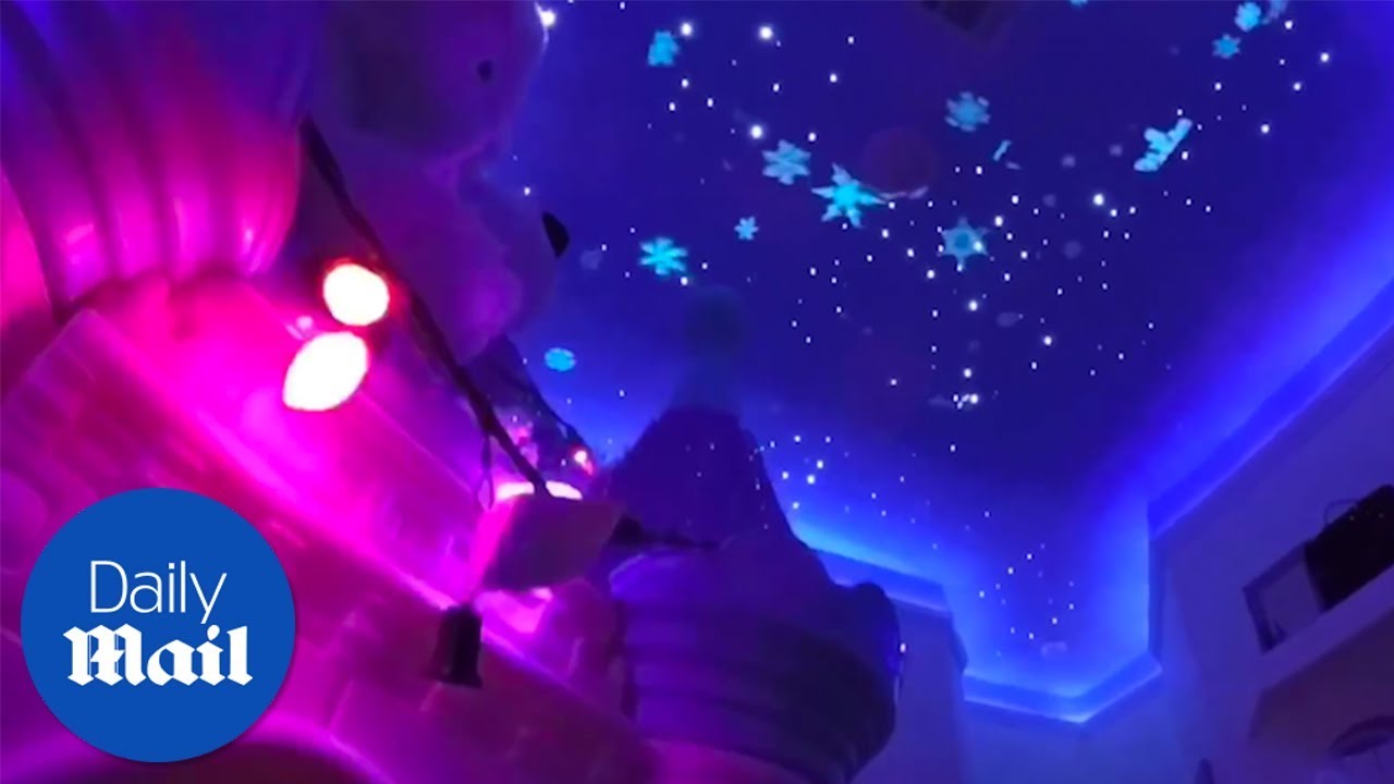 Dad builds daughter magical Disney bedroom - Daily Mail