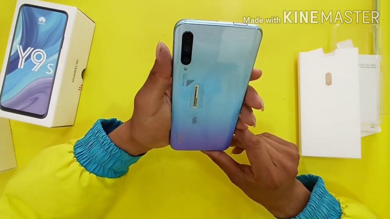Abriendo una Huawei y9s piedra luna - YouTube