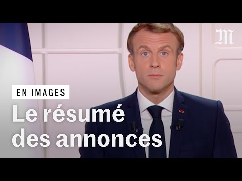 Covid-19 : résumé des annonces de Macron face à la « cinquième vague »