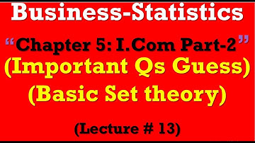 Important questions ch 5 business statistics I.Com part-2|Guess Paper Business Stat for commerce