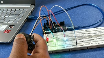 Led control using joystick sensor l joystick control