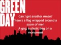 Green Day - Holiday Lyrics