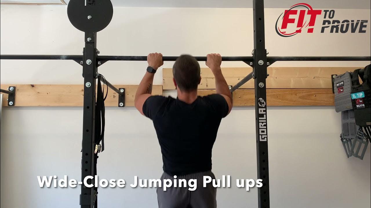 Wide Close Jumping Pull ups YouTube