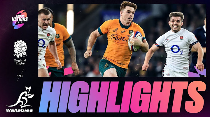 HIGHLIGHTS | ENGLAND V AUSTRALIA | AUTUMN NATIONS SERIES