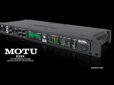 MOTU 828X Thunderbolt/USB 28x30 Audio Interface | Quicklook