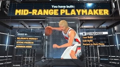 NBA 2K22 How to Create The Best Mid Range Playmaker Build