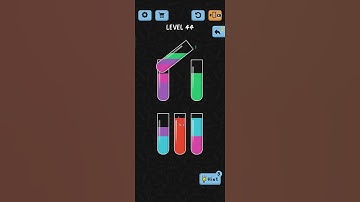 Water Color Sort Level 44 Walkthrough Gameplay