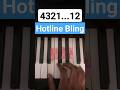 Billie Eilish Hotline Bling (Piano Tutorial) 😏 #shorts #viral #trending