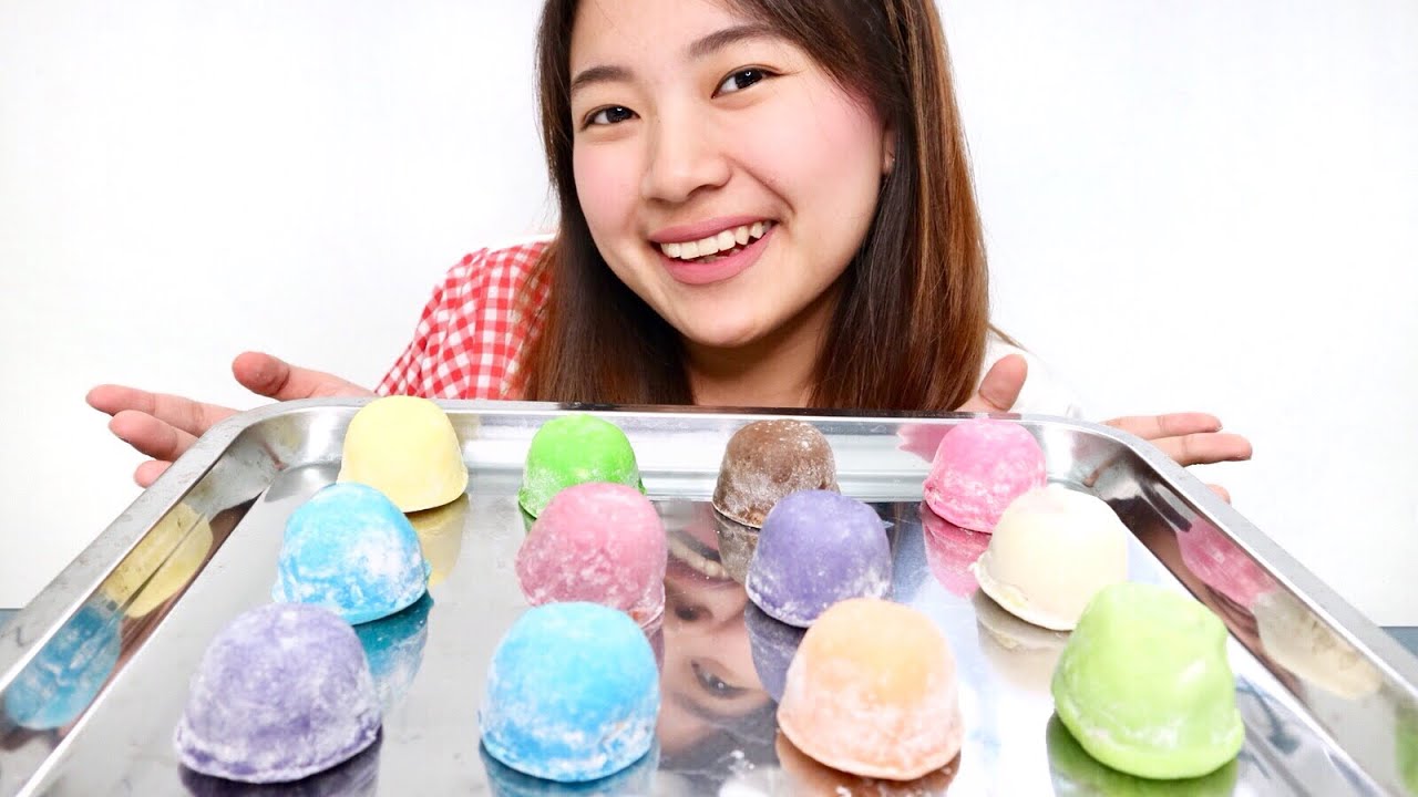MUKBANG MOCHI ICE CREAM || WARNA WARNI