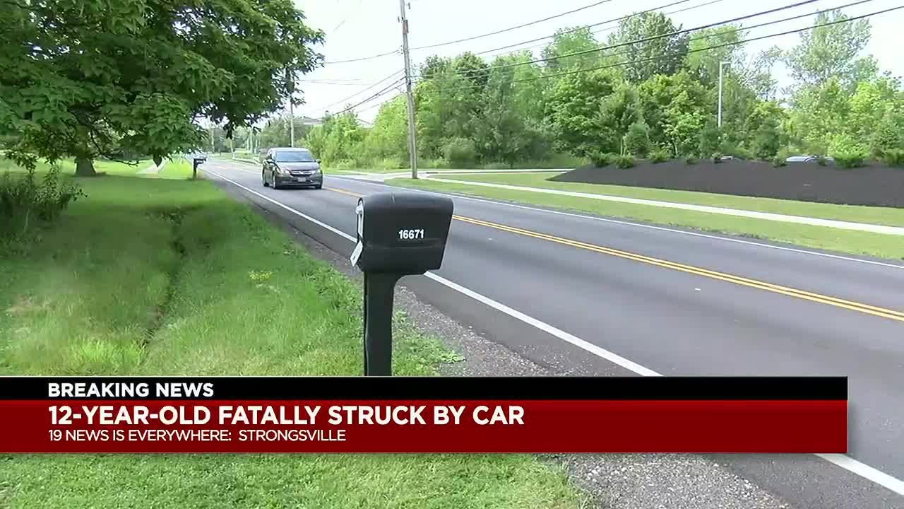 Strongsville boy dies after being struck by car - YouTube