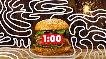 1 Minute Timer Bomb - BURGER