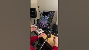 Lap harp modular jam #modularsynth #eurorack #synthesizer #harp