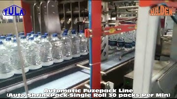 Automatic Fuzepack Line (Auto ShrinkPack-Single Roll 30 packs Per Min)