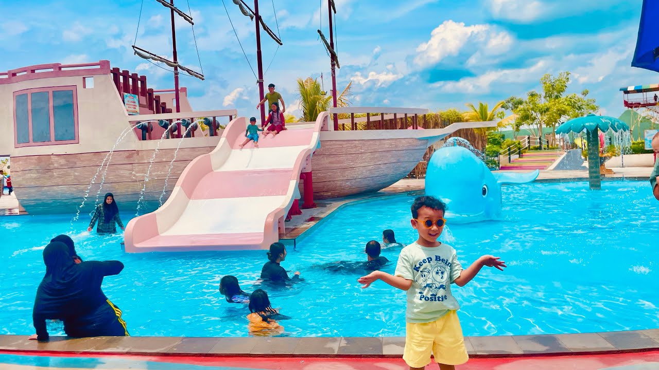 SE SERU INI ‼️BERENANG DI KOLAM BUSA #rekomendasi #wisata #liburan #keluarga #youtube #shorts 