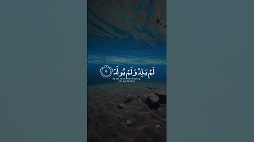 سورة الإخلاص 💙 | اكتب شي تؤجر عليه | القارئ سعد الغامدي | قرآن كريم