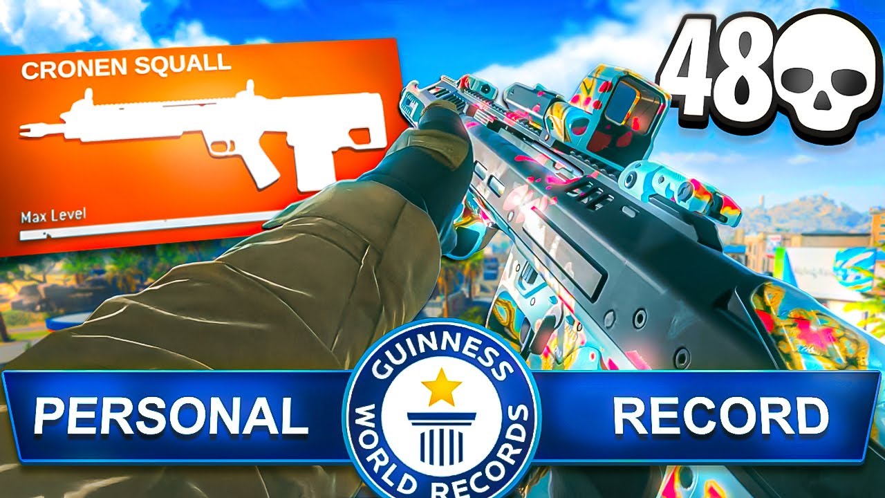 my NEW KILL RECORD in WARZONE w/ the #1 CRONEN SQUALL CLASS SETUP ...