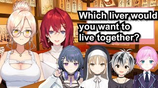 【Eng Sub】Ange Katrina & Nui Sociere fantasize: If they move in with Niji livers【Fetish / Nijisanji】