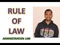 Rule of Law | Administration Law