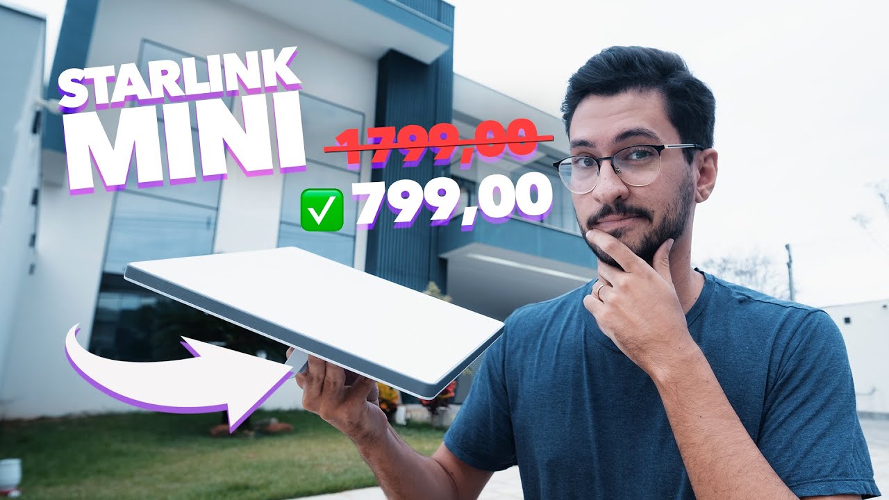 Starlink Mini tem mais uma REDUÇÃO NO PREÇO no Brasil e fica por PREÇO ...