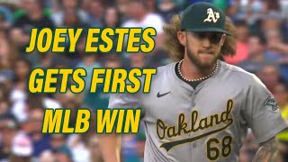 Joey Estes gets first MLB win vs. Mariners | 5/11/24 | Oakland A's highlights