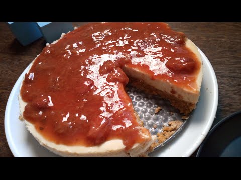 طريقة عمل تشيز كيك نيويورك بالجبن الكريمي المنزلي الطريقة الاصلية للتشيز كيك اقتصادية ولذيذة