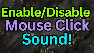 How to Enable or Disable Mouse Click Sound in Windows 11