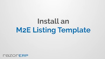 Install an M2E Pro Listing Template
