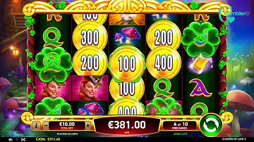 Clovers of Luck 2 by Ruby Play Video Review | GamblerID