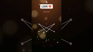Love❤️Pattern Lock for Android 🔐❤️ Part-² 🔐❤️ #patterns #lock #shorts screenshot 5
