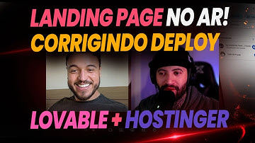 Landing Page NÃO PUBLICA? Corrigindo Erro de Deploy (Lovable + GitHub + Hostinger) Ao Vivo