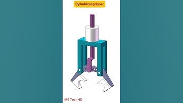 Cylindrical gripper #design #cad #machine #solidwork
