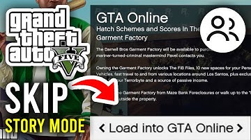 How To Skip Story Mode When Starting GTA Online - Full Guide