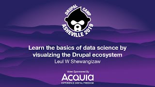 Learn the basics of data analytics by visualizing the Drupal ecosystem