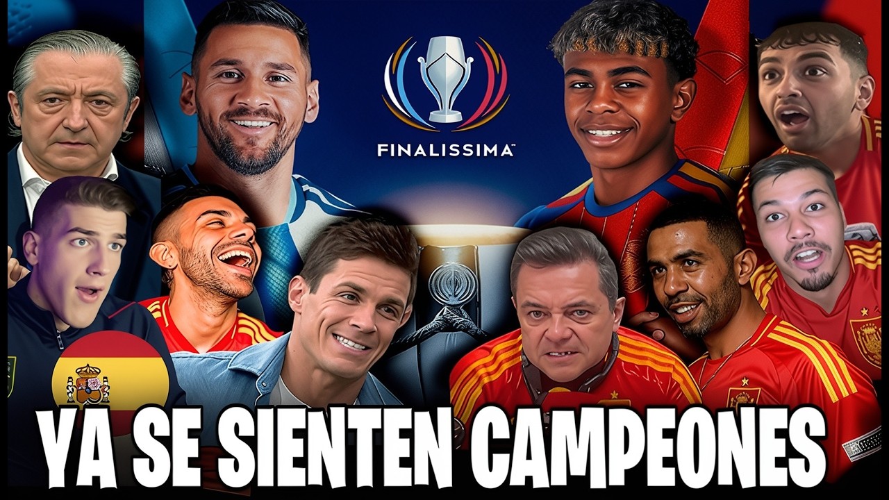 ESPAÑOLES YA CELEBRAN ANTES DE JUGAR CON ARGENTINA 😳⚽