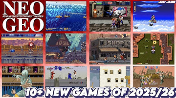 10+ New SNK Neo Geo Games of 2025/2026 (Time Stamps/Links) #neogeo #neogeogames #snkneogeo