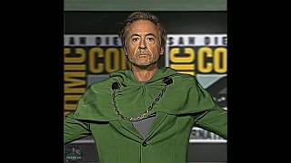 From Hero to Villain: RDJ is Doctor Doom! 🎭🔥 #avengersdoomsday  #ironman #marvel #mcu #tonystark