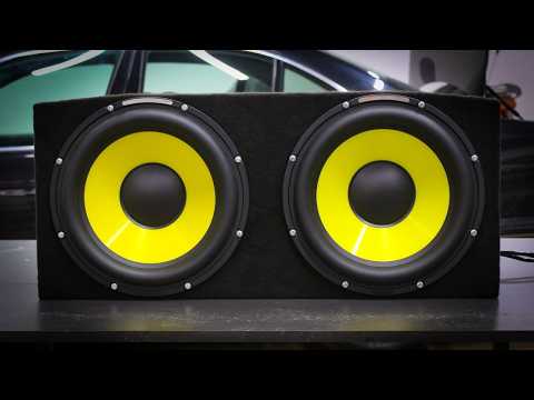 How to make a subwoofer box step by step.