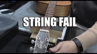 String Snaps while Tuning - Fail | Edwin-E