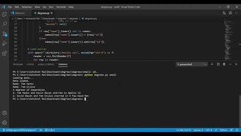 CS50 AI: Project Degrees