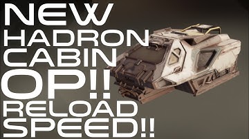 Crossout - New Hadron Cabin Insane OP Reload Speed!! ps4