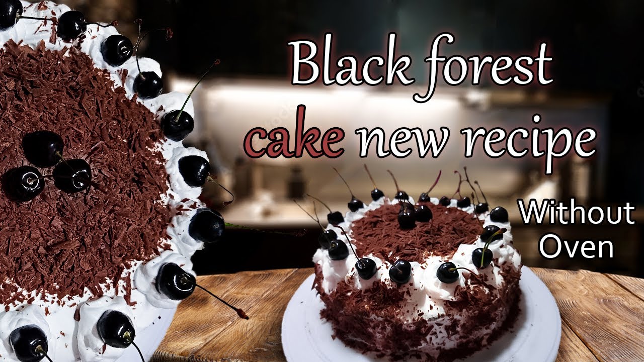 Black forest cake new recipe | black forest cake at home without oven | black forest cake at home