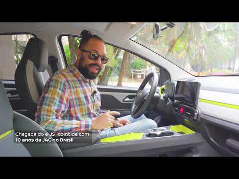 REVIEW Estadão and Jornal do Carro: JAC E-JS1 electric car is the size of a Fiat Mobi and has tou...