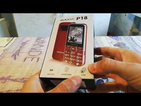 Распаковка и обзор отличного телефона Maxvi P18