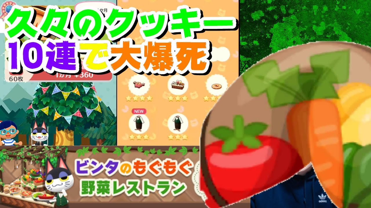 53 ポケ森 ビンタのもぐもぐ野菜レストラン10連クッキー Youtube 53 ポケ森 ビンタのもぐもぐ野菜レストラン10連クッキー Youtube