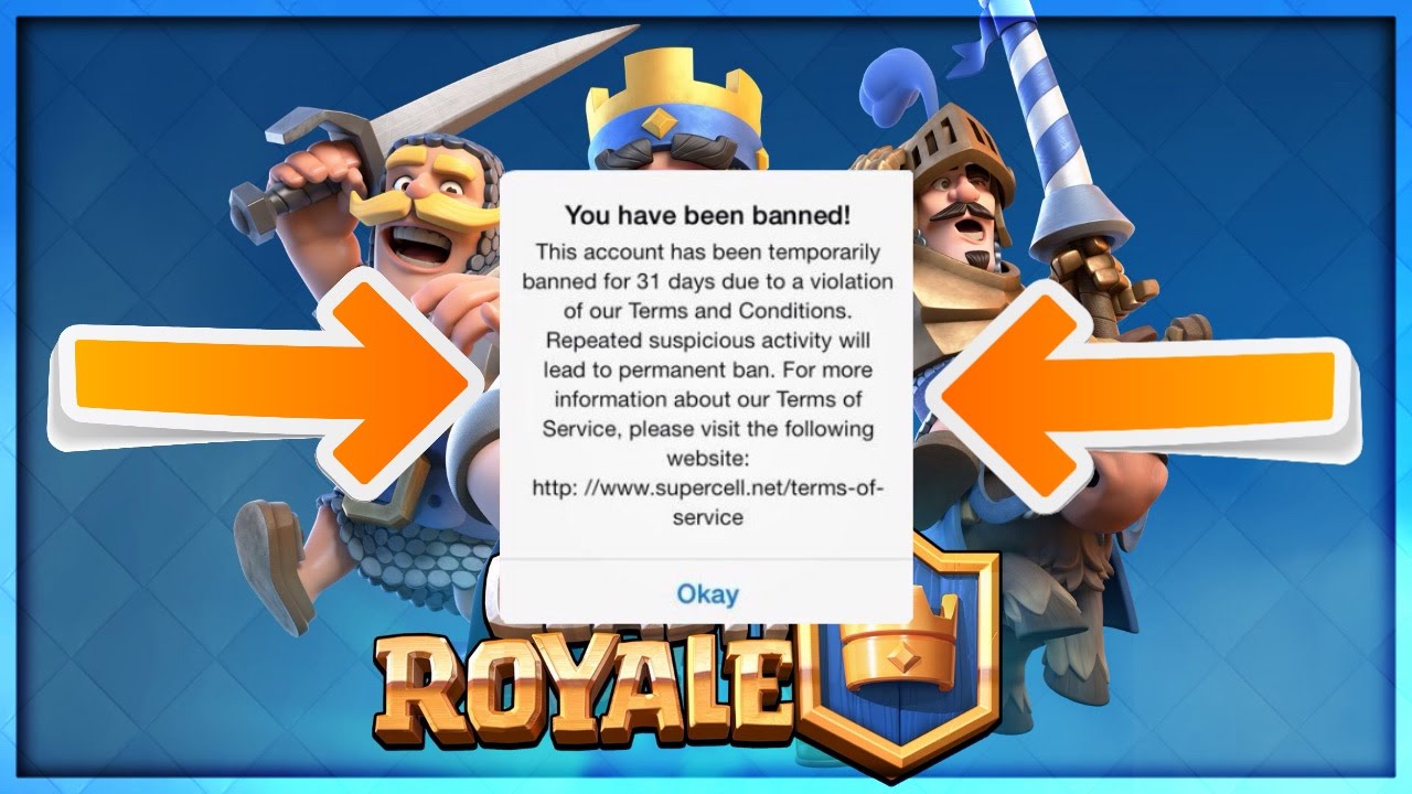 Clash Royale - WAYS TO GET BANNED! HOW TO AVOID GETTING A BAN! - 