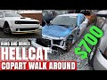 Copart Walk Around Theft Recovery SRT 8 Challenger HELLCAT for $750